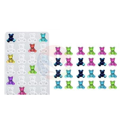 24 Cavity Teddy Bear Mold