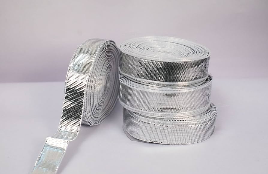 1/2" Silver ribbon - 1mtr