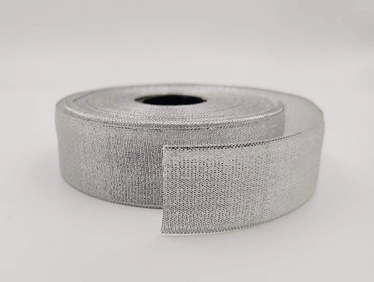 1" Silver ribbon - 1mtr