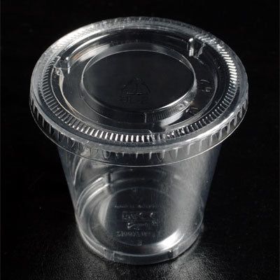 100ml Plastic Cup With Lid - Set of 10