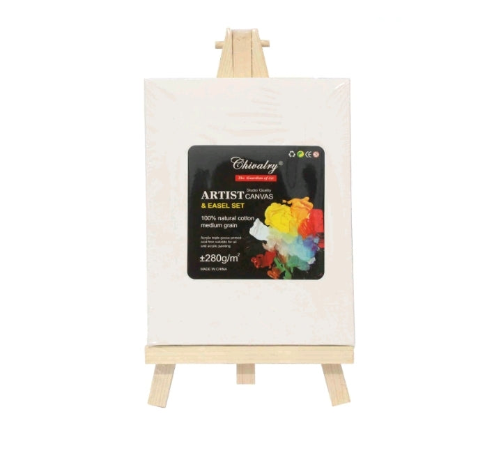 10x10cm Canvas with Easel