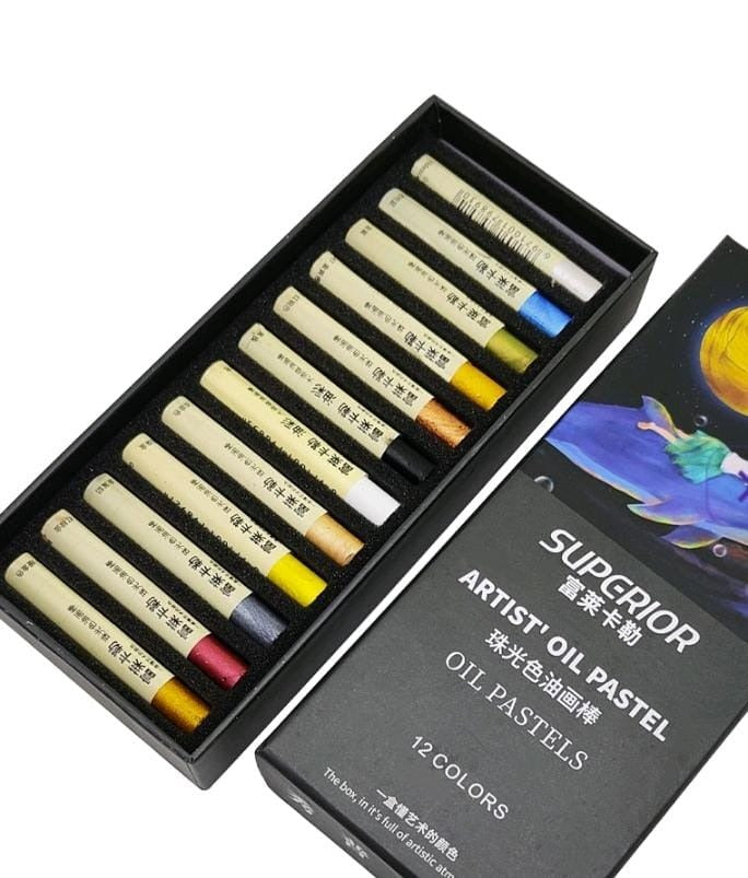 Superior Artist Oil Pastels - set of 12