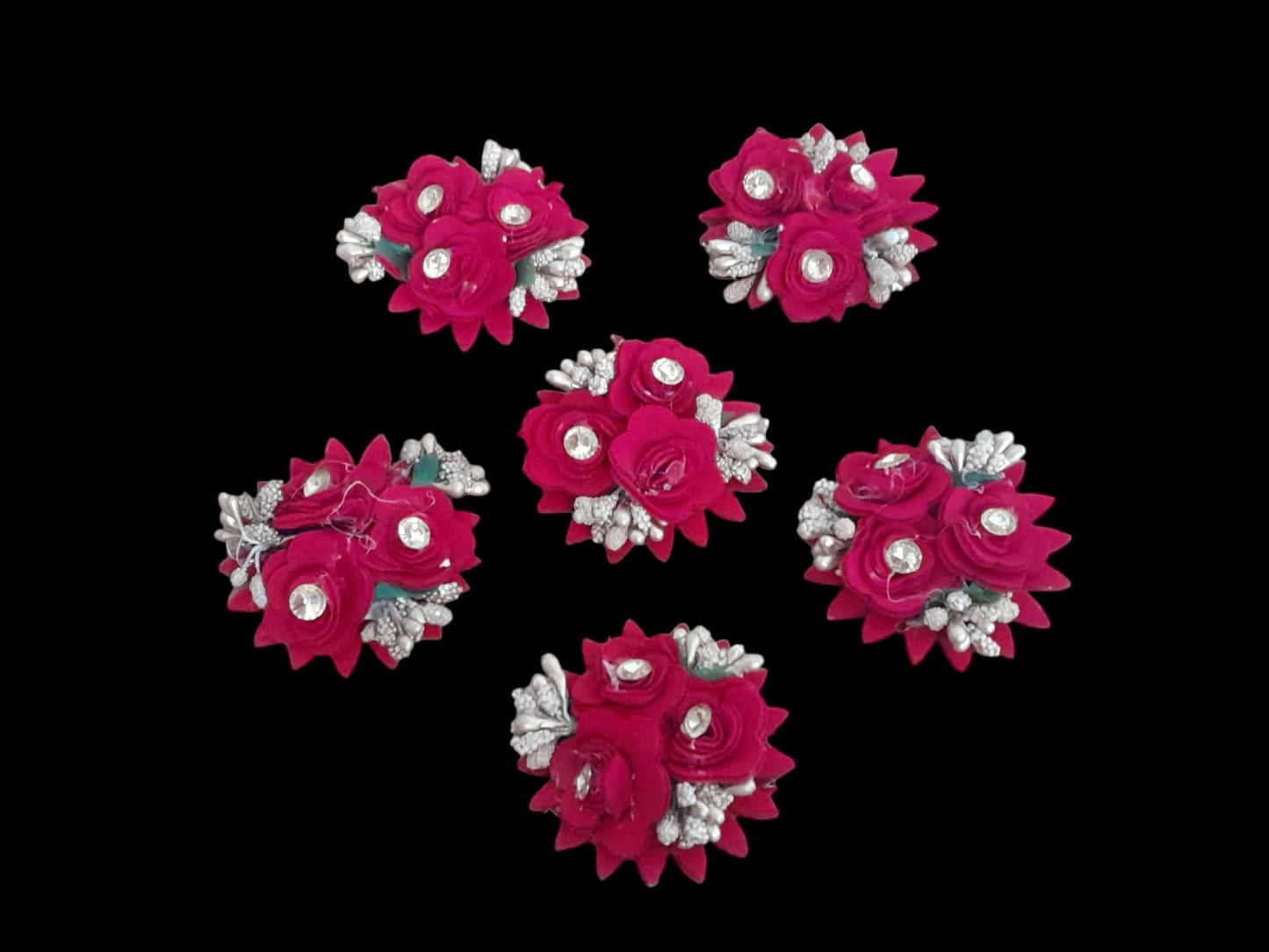 3 Flower bunch - set of 6