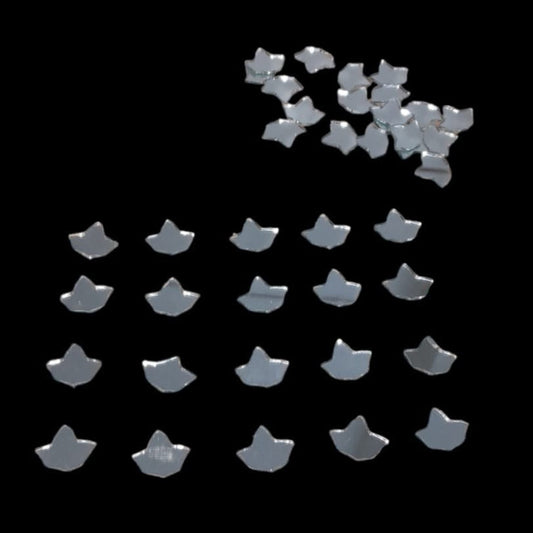 3 petal flower mirror 1.5cm - 10g