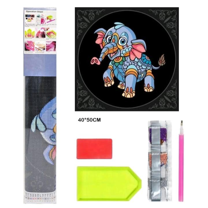 40x50cm Diamond Painting DIY - Elephant