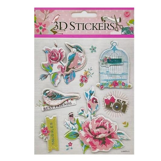 3D Stickers - design 2