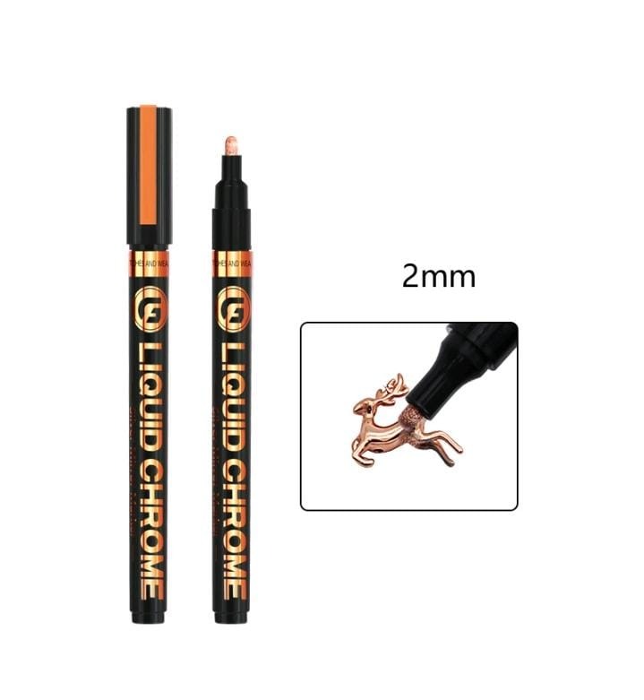 Liquid Chrome Mirror Marker - Rose Gold 2mm