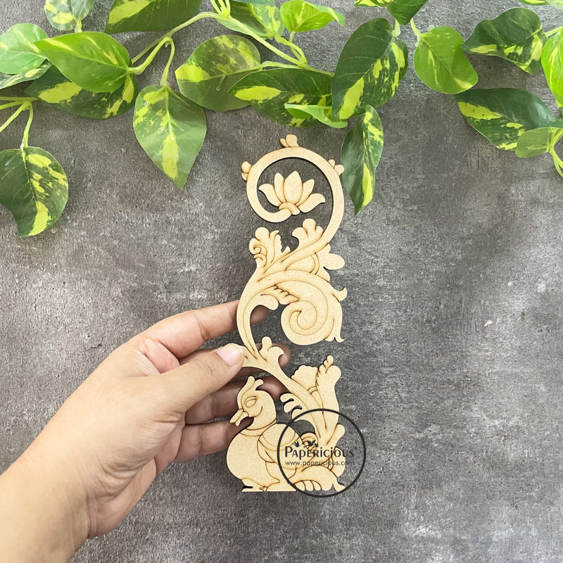 Pre Marked MDF Flower Motif - 8"