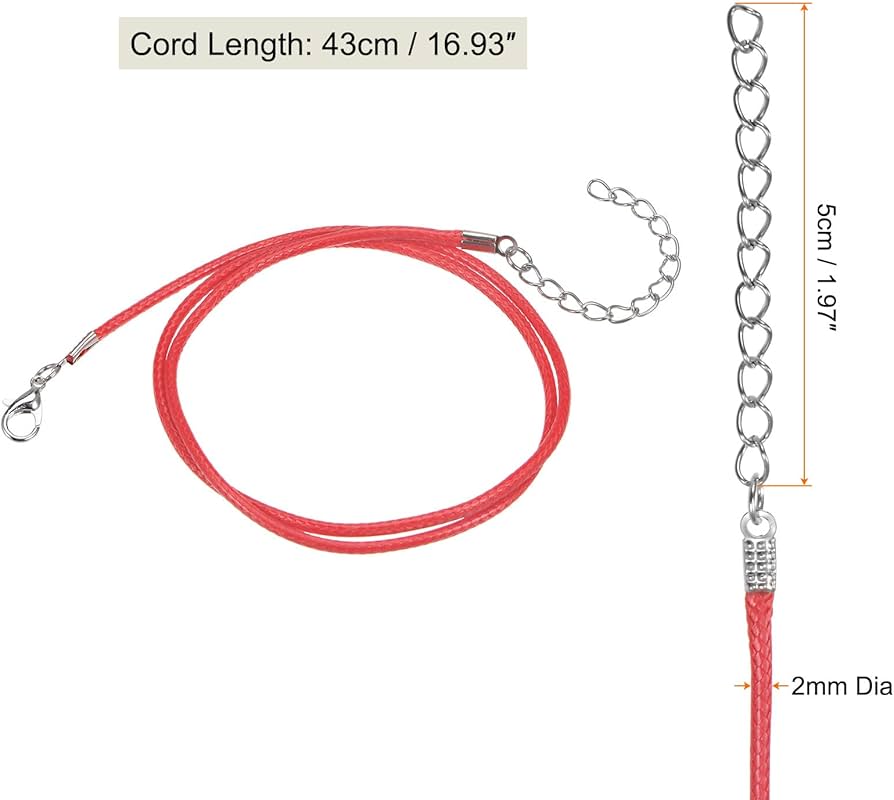 Waxed Nylon Cord Chain