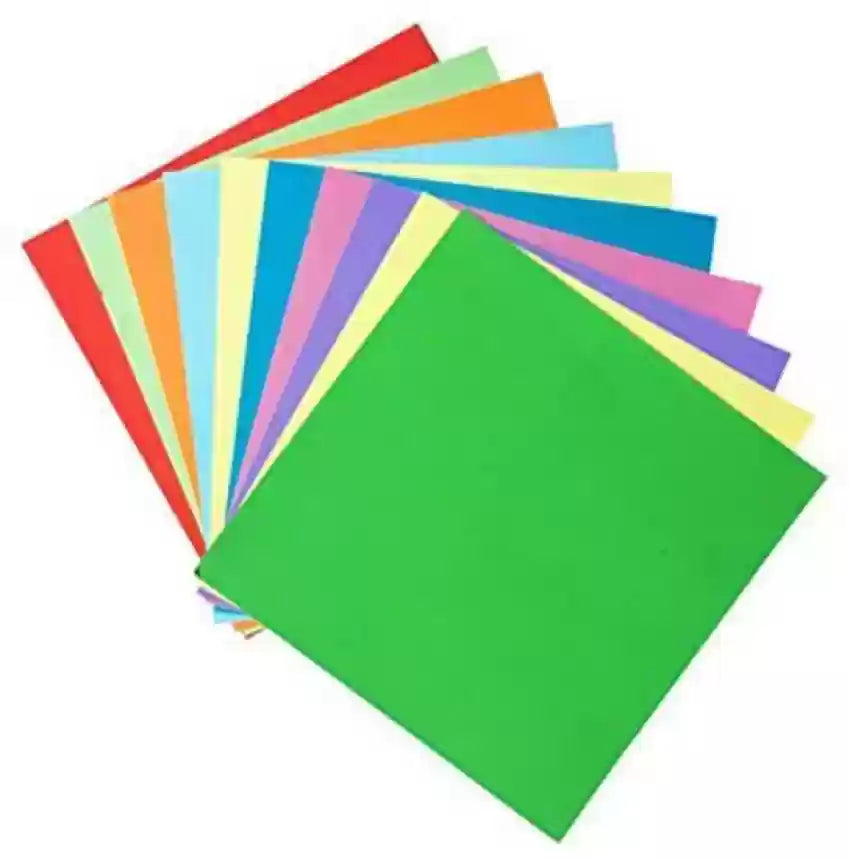 6x6 origami paper - 24 sheets - 80gsm