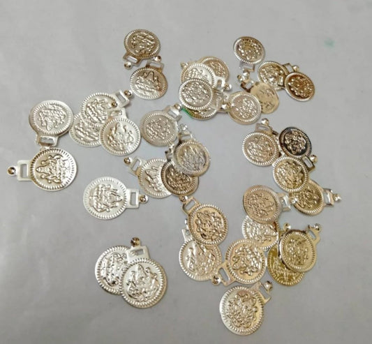1.5cm Lakshmi Metal Coins - 5g