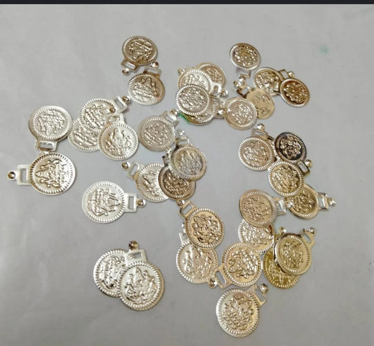 2cm Lakshmi Metal Coins - 5g