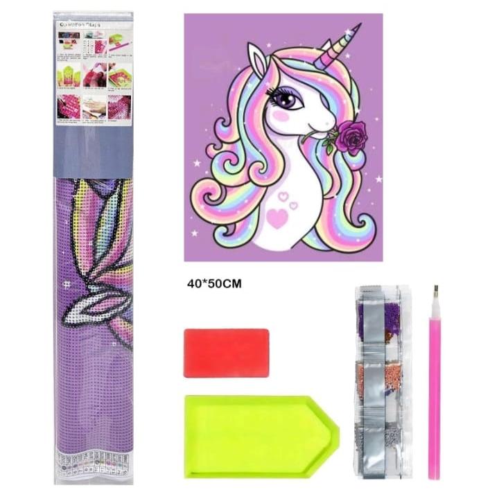 40x50cm Diamond Painting DIY - Unicorn 1