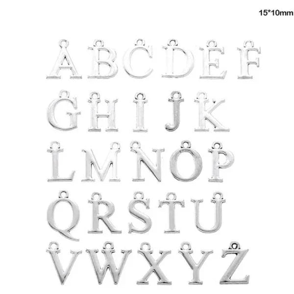 A - Z Pendant silver - 15x10mm