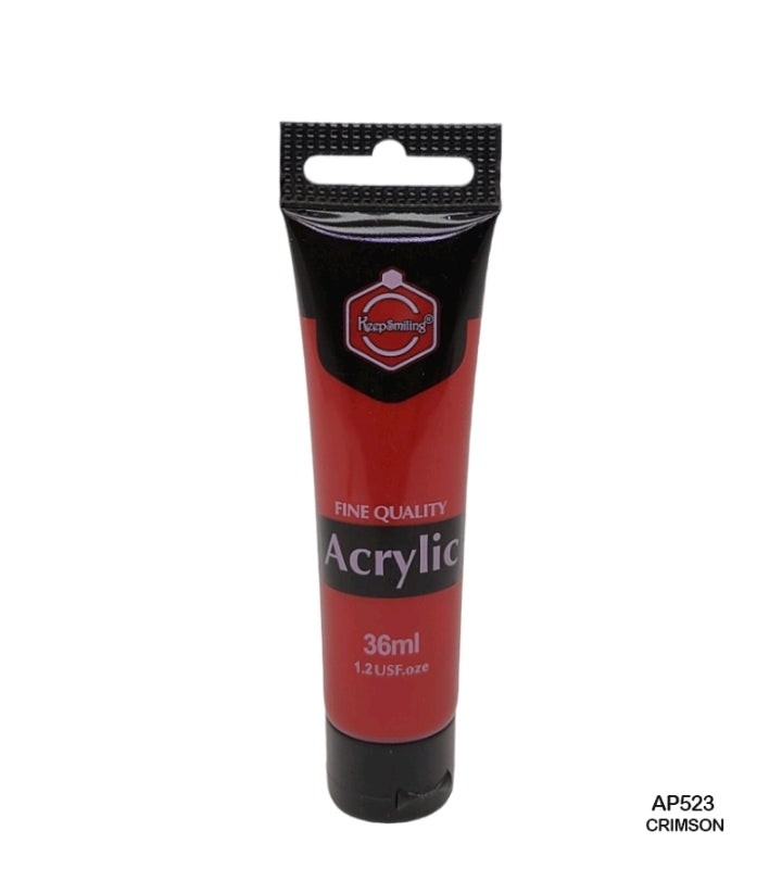 Acrylic Paint - Crimson Red