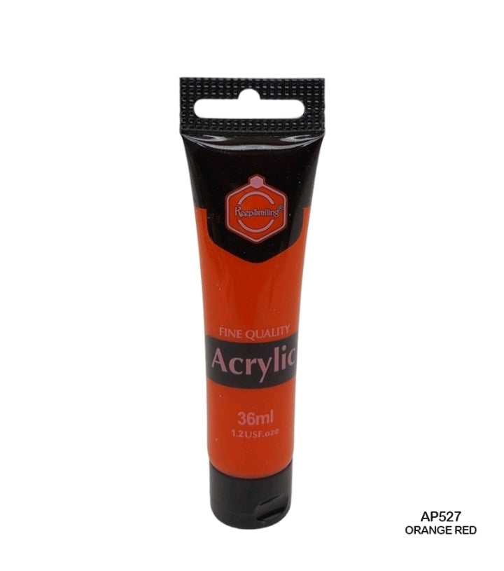 Acrylic Paint - Orange Red