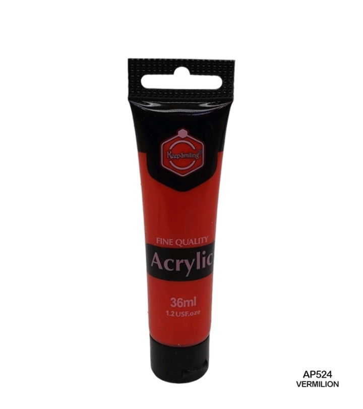 Acrylic Paint - Vermilion