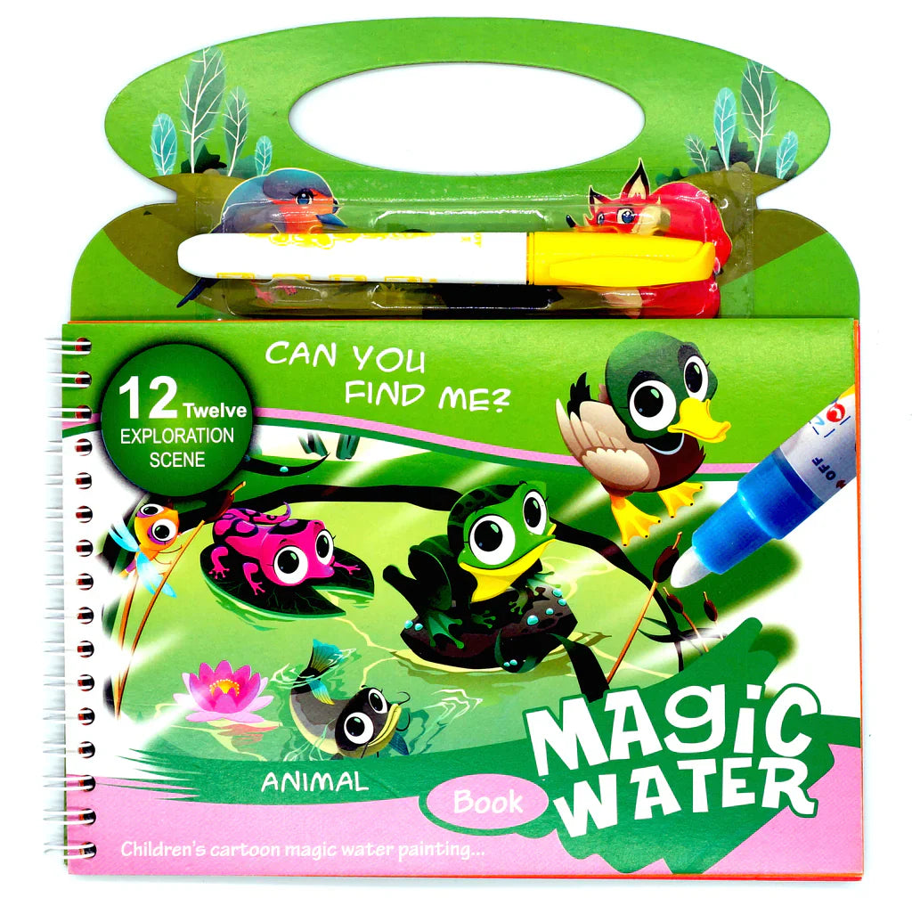 Magic Water Coloring Book - Animal