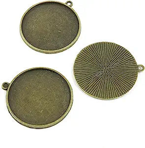 Antique Gold Pendant Base