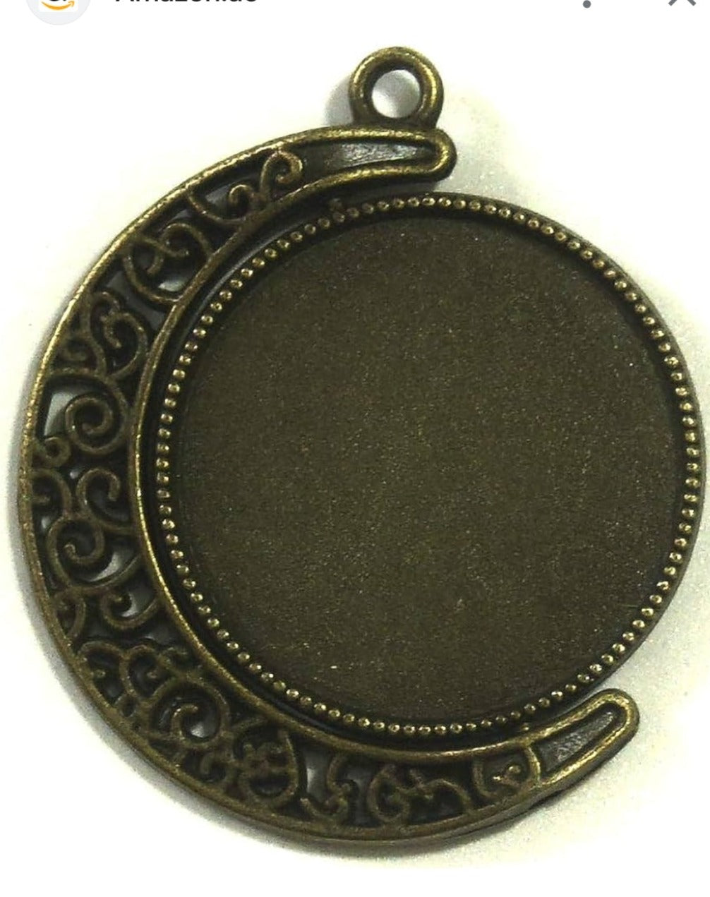 Antique Gold Rotating Pendant Base