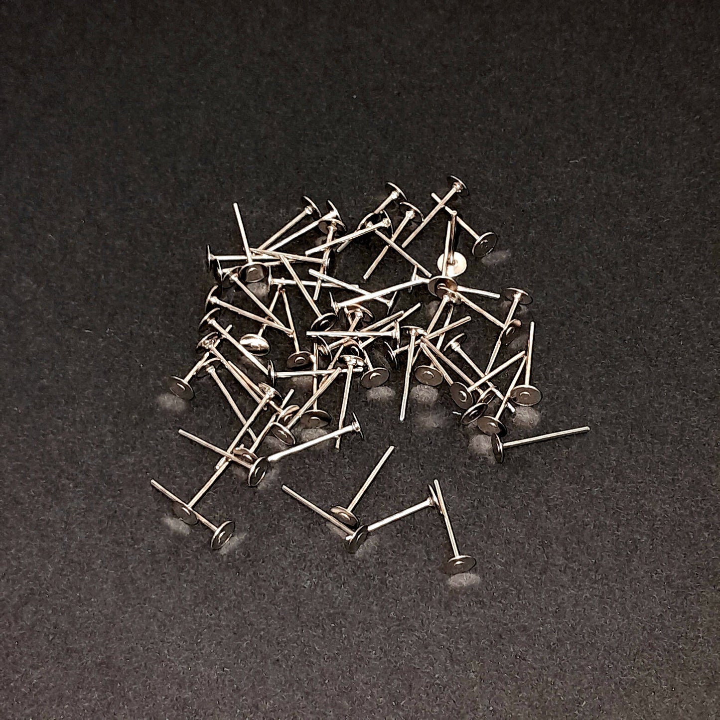 Antique Silver Stud Base Small