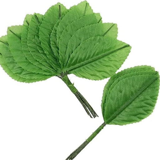 Artificial green leaf - 2"