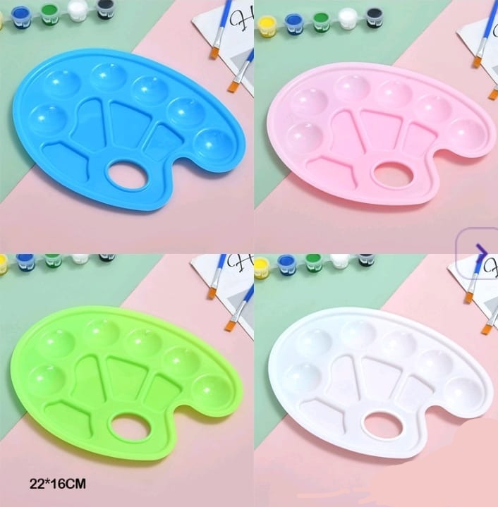 Artist palette plastic - 22x17cm