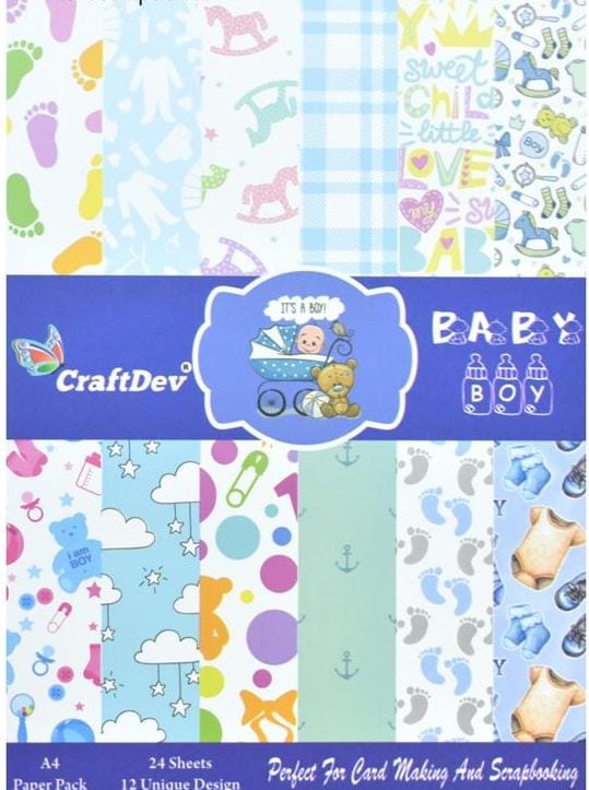 Baby boy - Paper Pack a4