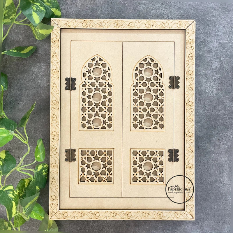 Premarked Jharokha Mirror/Door - 15"