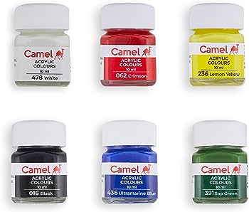 Camel Acrylic colors - Set of 6