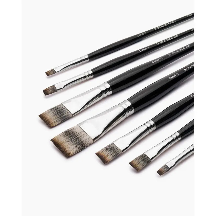 Camel Artist Flat Brushes - 69 Series