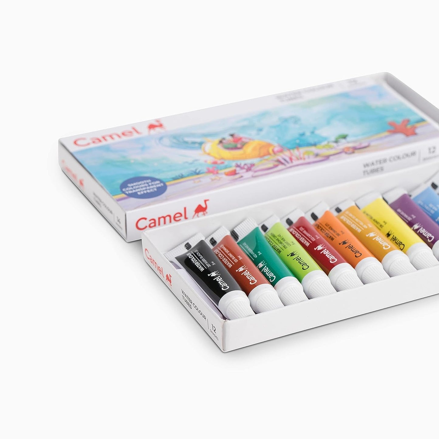 Camel Water Color Tube - Set of 12