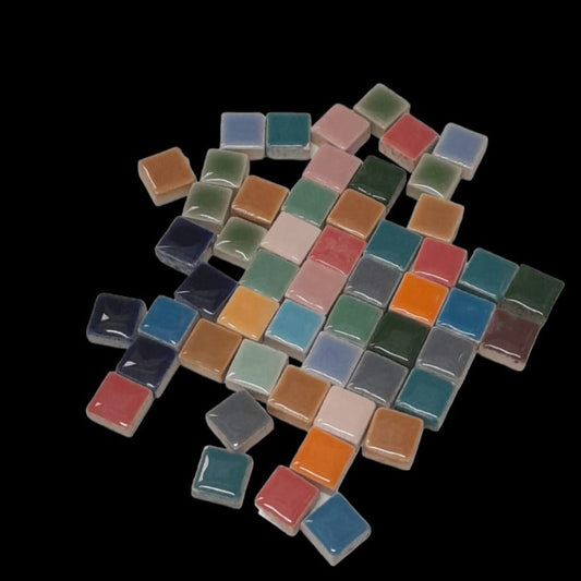 100g Square Ceramic tile - 1cm