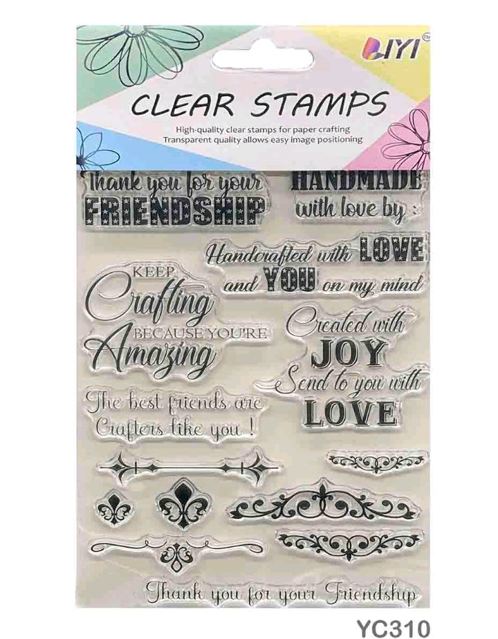 Clear Stamp - Crafter quote