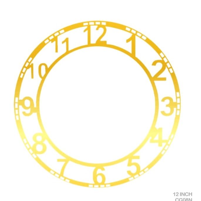 Clock Acrylic Number
