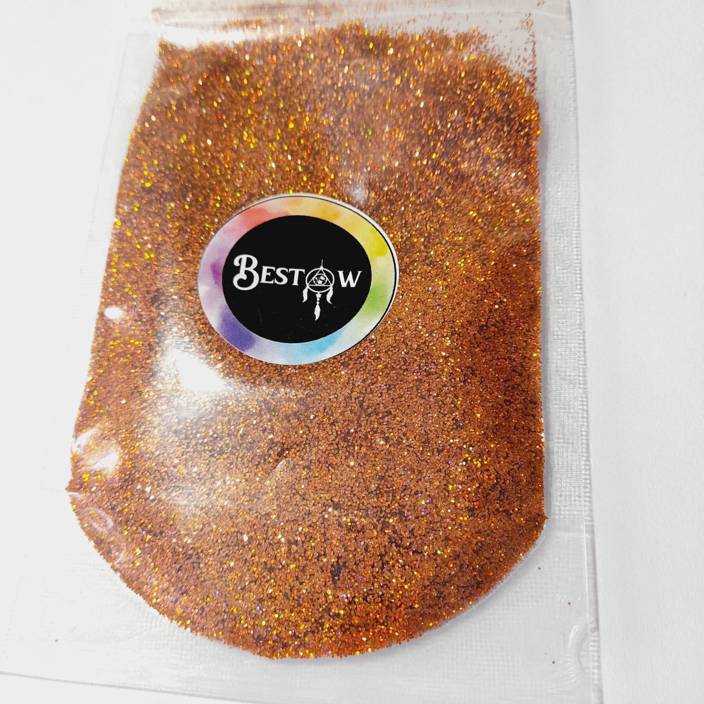 Copper Gold Holo Glitter - 20gms | Holographic Glitters Bestow Charms