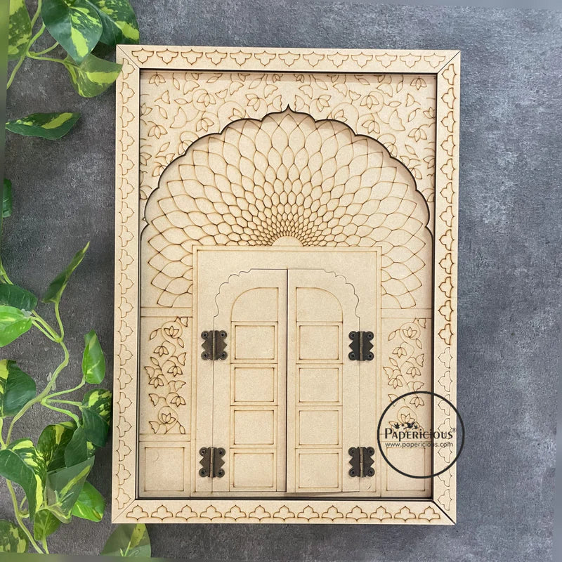Premarked Jharokha Mirror/Door - 15"