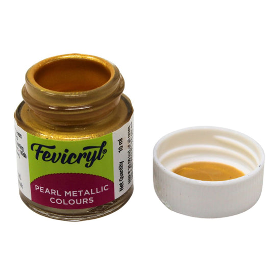 10ml Fevicryl Acrylic Paint - Gold