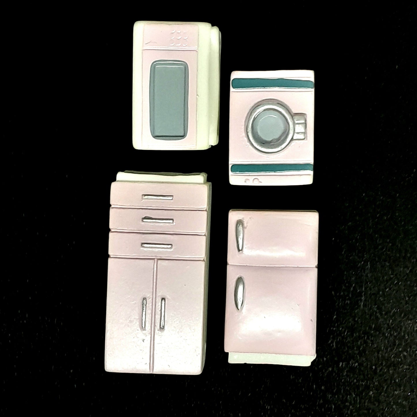 Doll House - Fridge/oven Set of 4