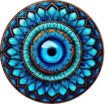 Evil eye 1.5" - set of 10