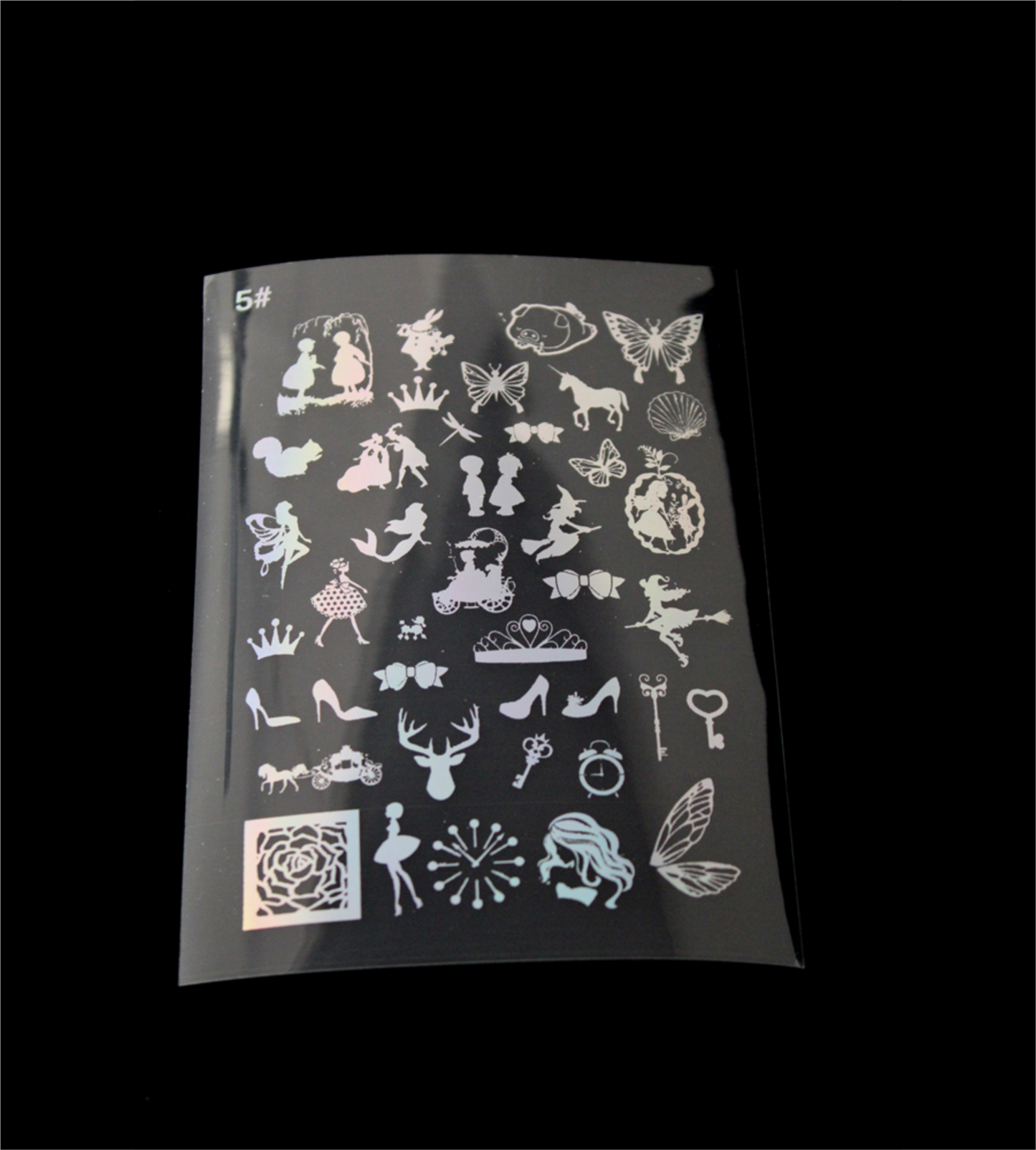 Fairy Land- 1 Holographic Stickers | Cut and Paste Holographic Stickers | A5 Size Bestow Charms