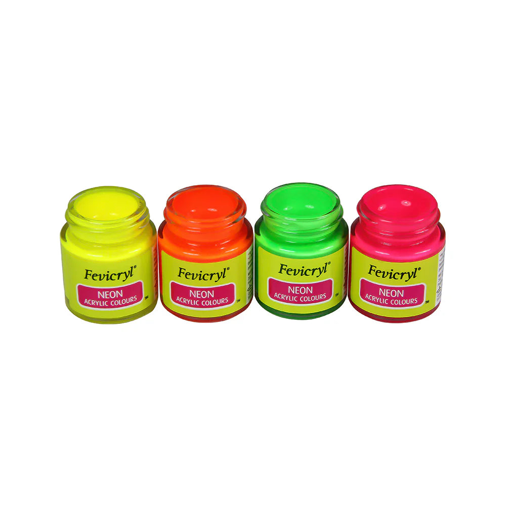Fevicryl Neon color - Set of 4
