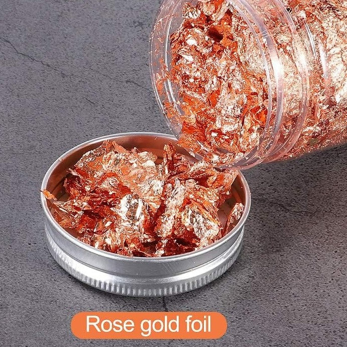 Gliding Flakes Bottle - Rose Gold