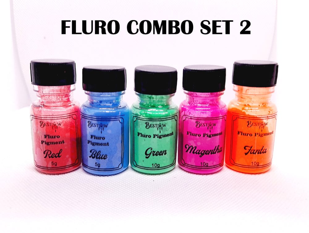 Fluro Shades Combo 5gms Each | Pigment Shades Combo Bestow Charms