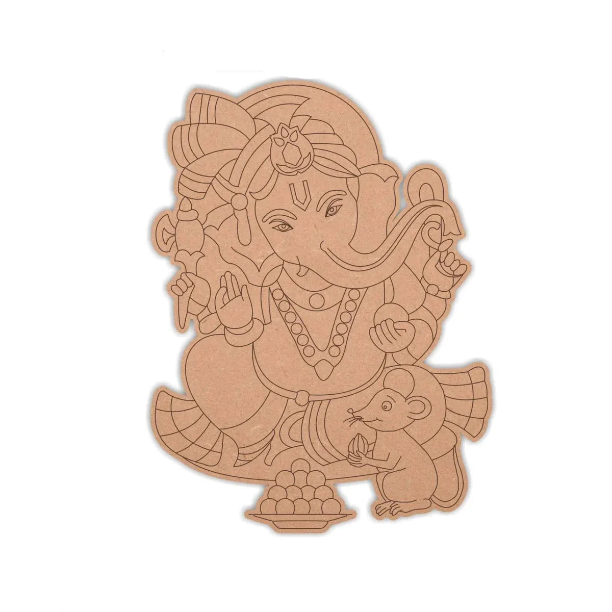 Ganesha engraved - 6mmx8"