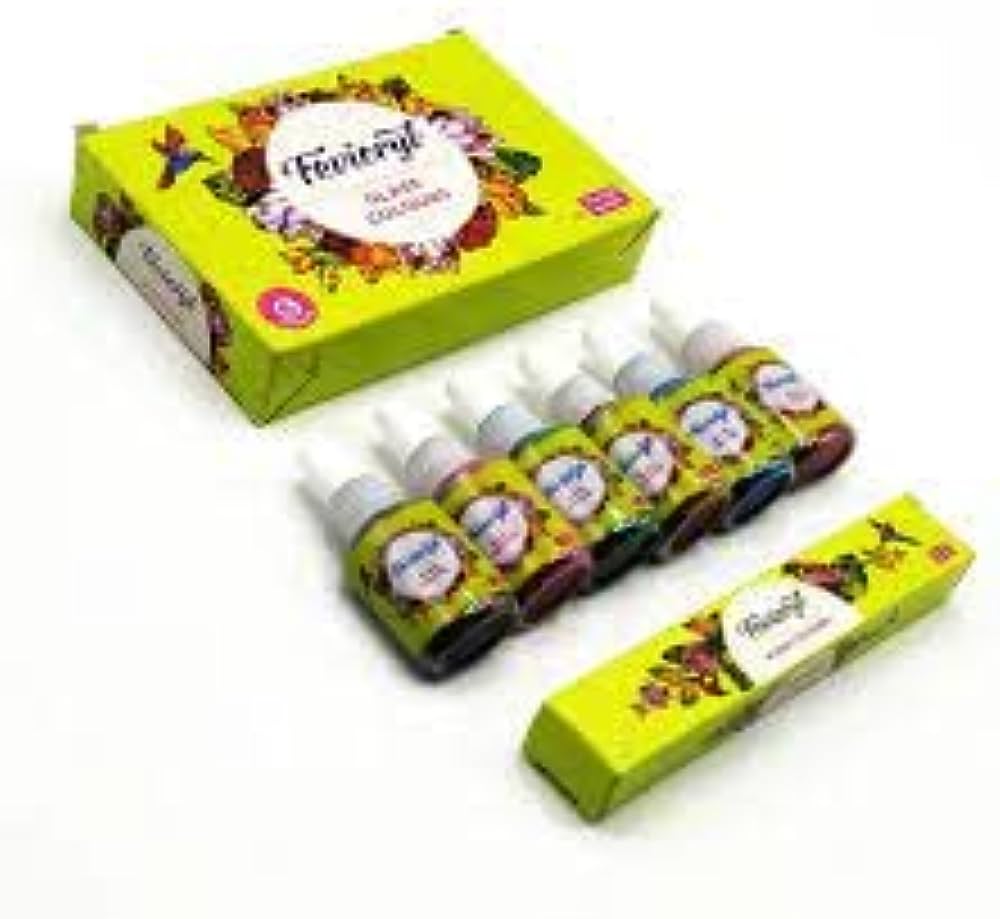 Glass colors - set of 6