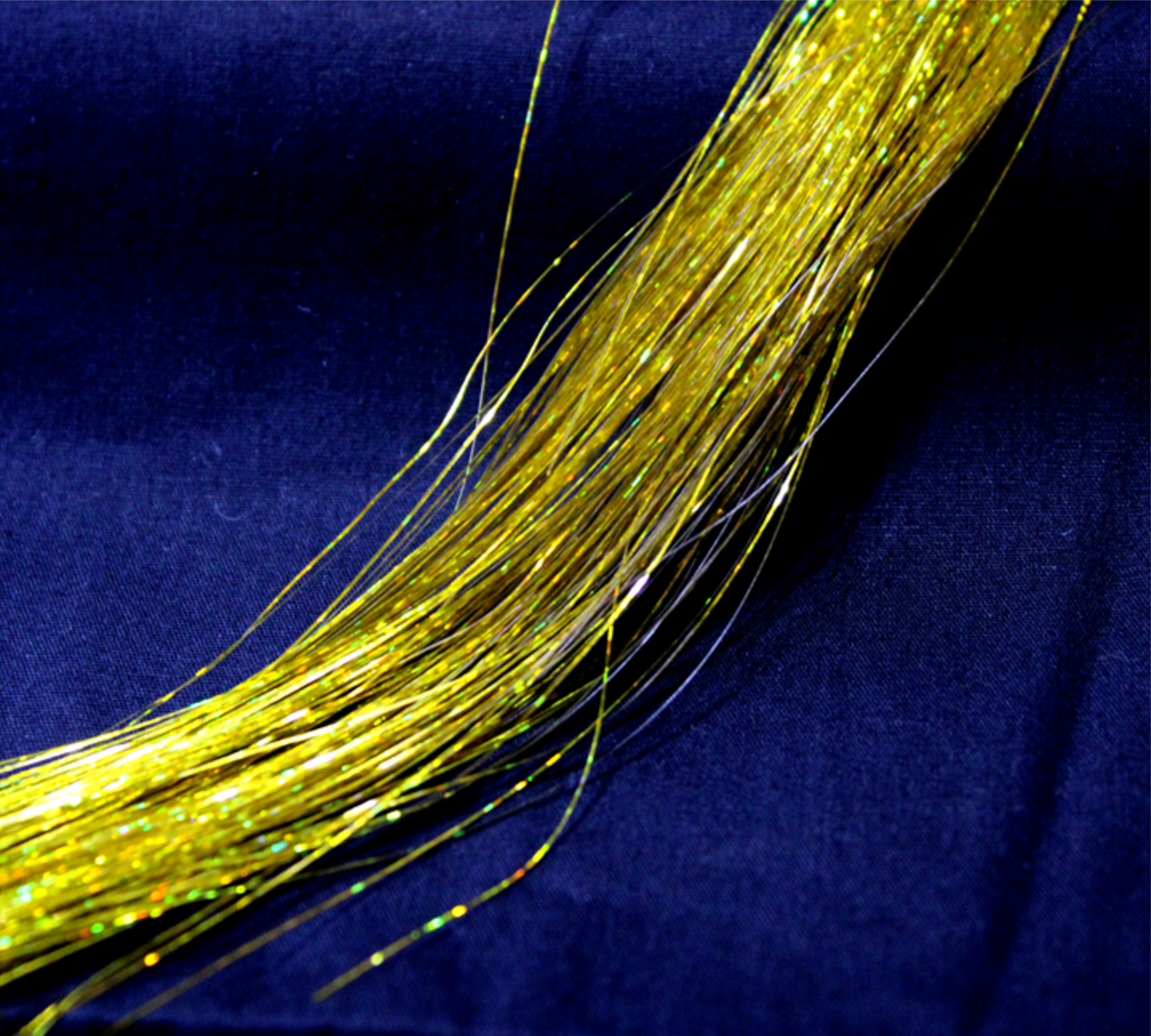 Gold Tinsel | Glittering Holographic Effects Gold Tinsel Bestow Charms