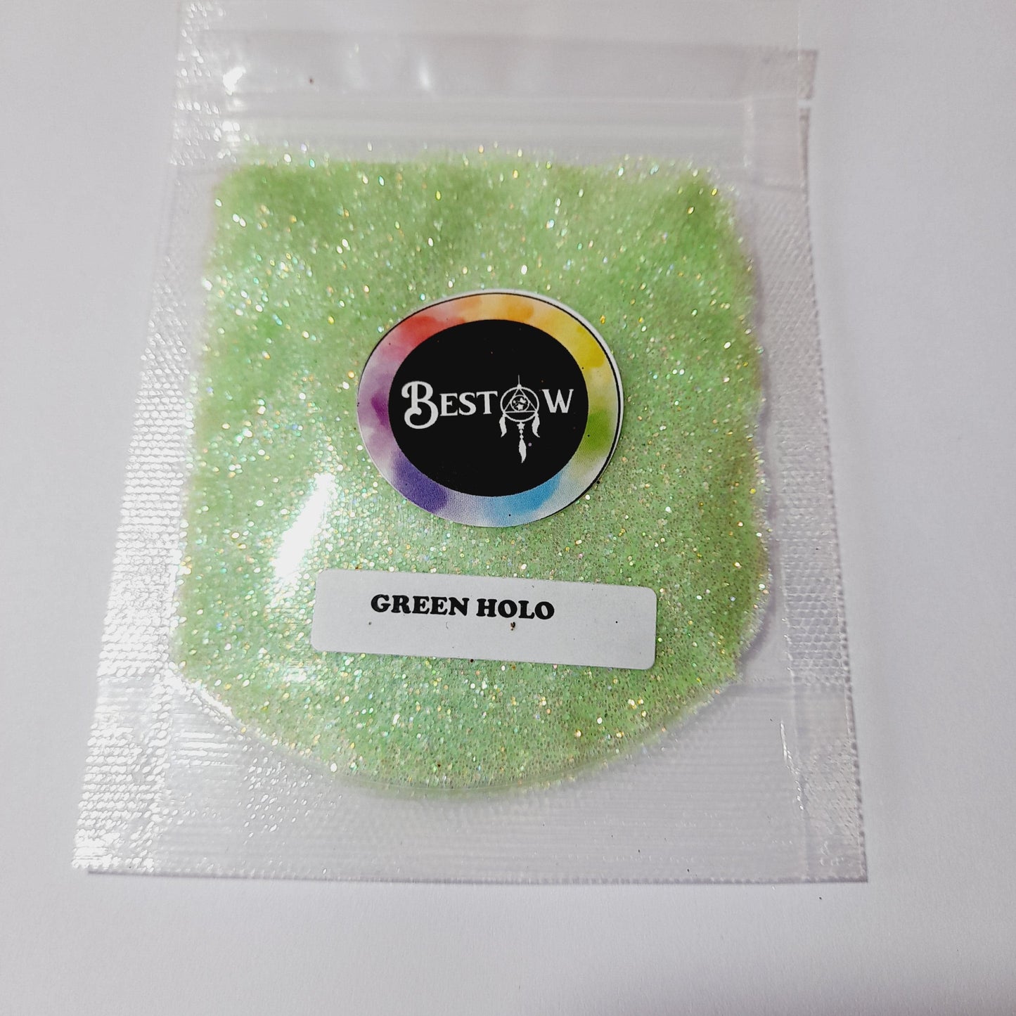 Green Holo Glitter - 20gms | Holographic Glitters Bestow Charms