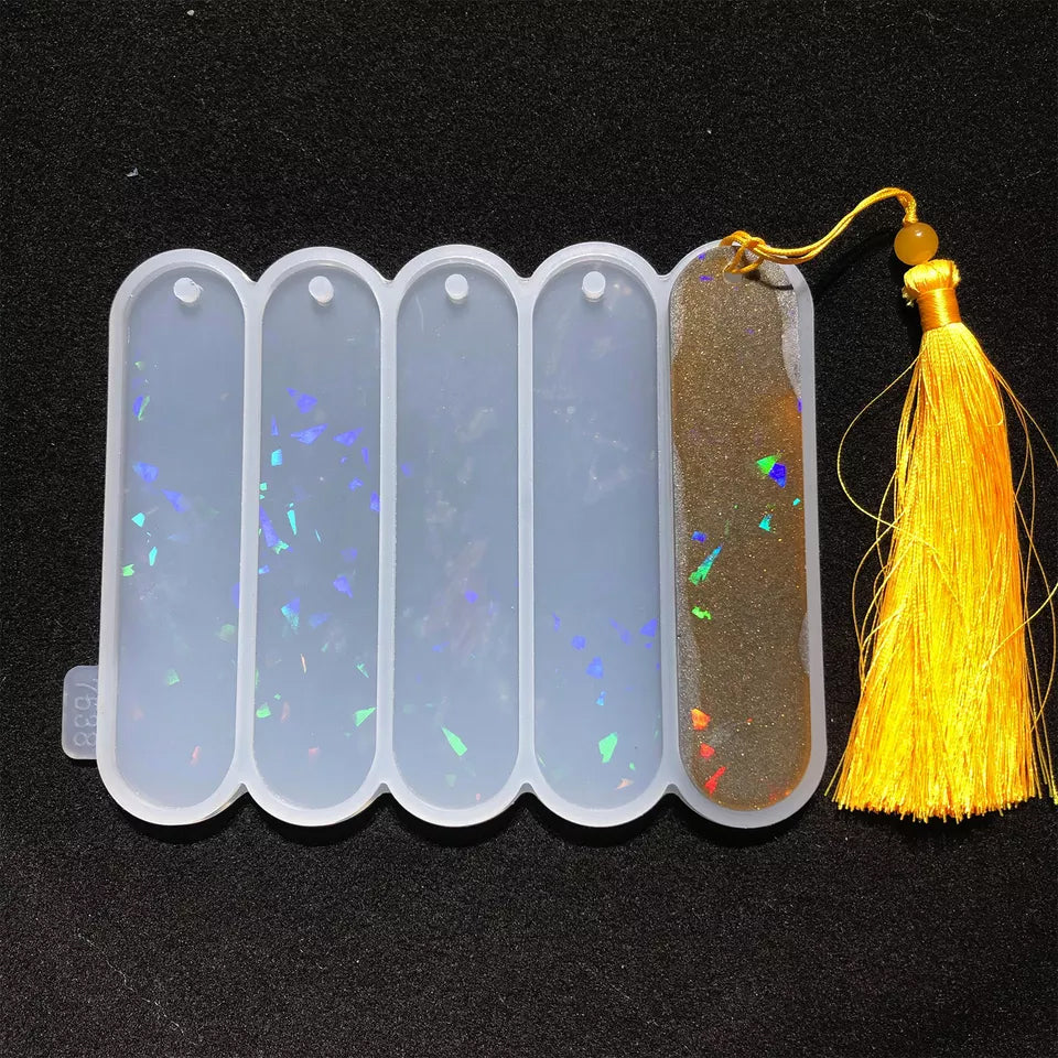 Holographic Bookmark 5 in 1 Rounded Corner