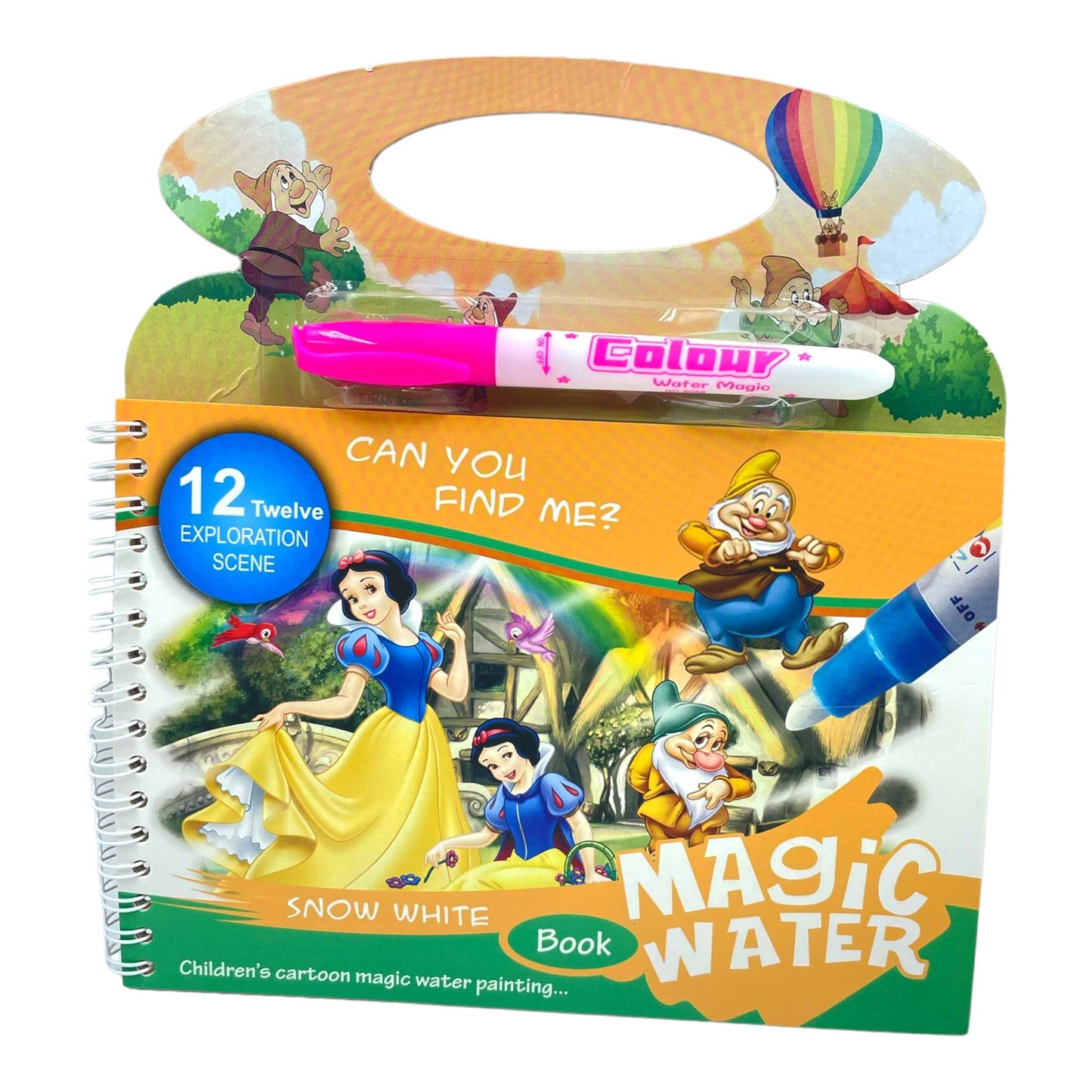 Magic Water Coloring Book - Snow White
